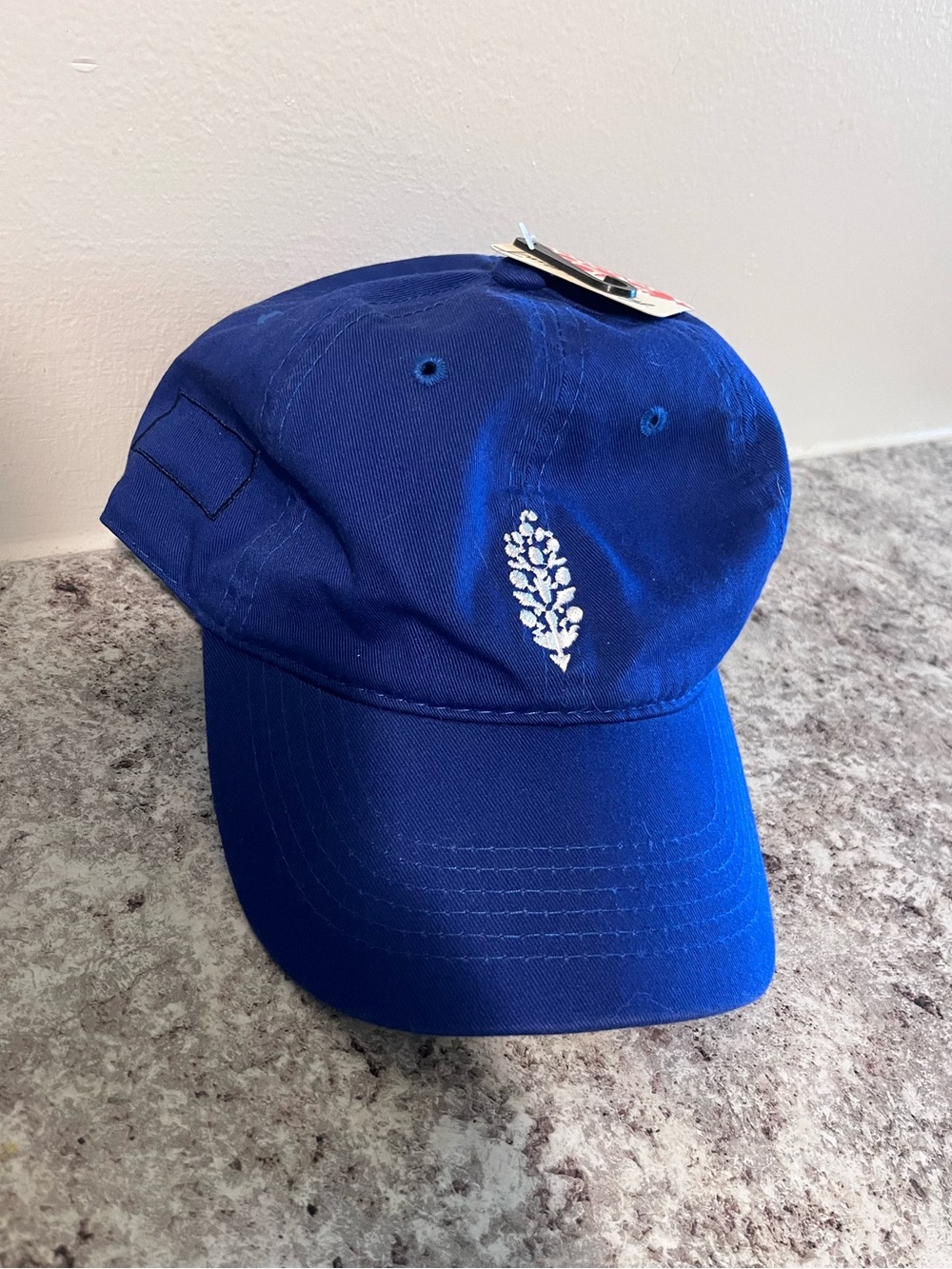 Free People Movement Deep Blue Ball Cap Hat with Embroidered Logo NWT
